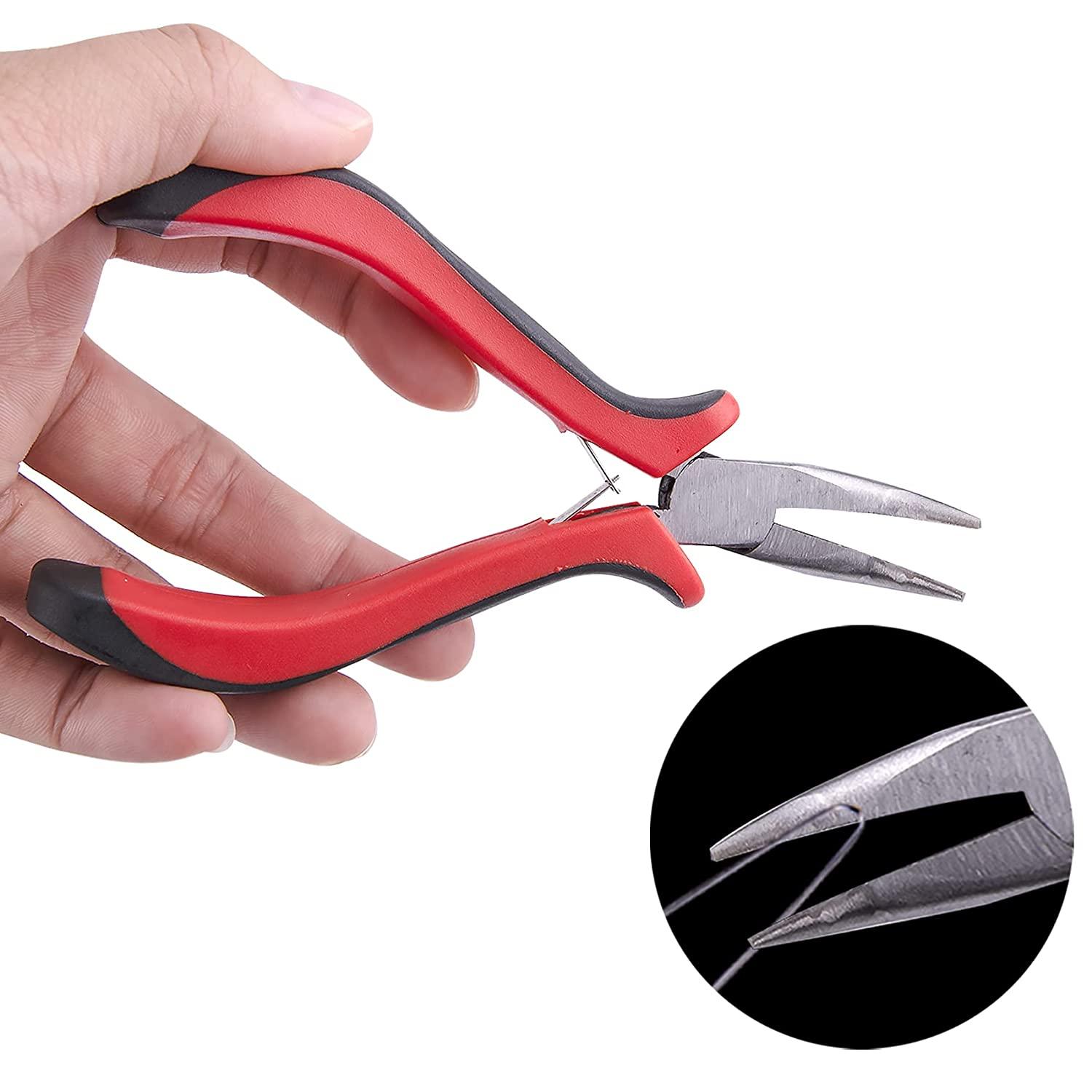 Hair Extension Tool Kit Hair Extension Remove Pliers Pulling Hook Beads  Device 1 Rattail Comb 3Pcs Alligator Hair Clips for Hair Extension Tools 2
