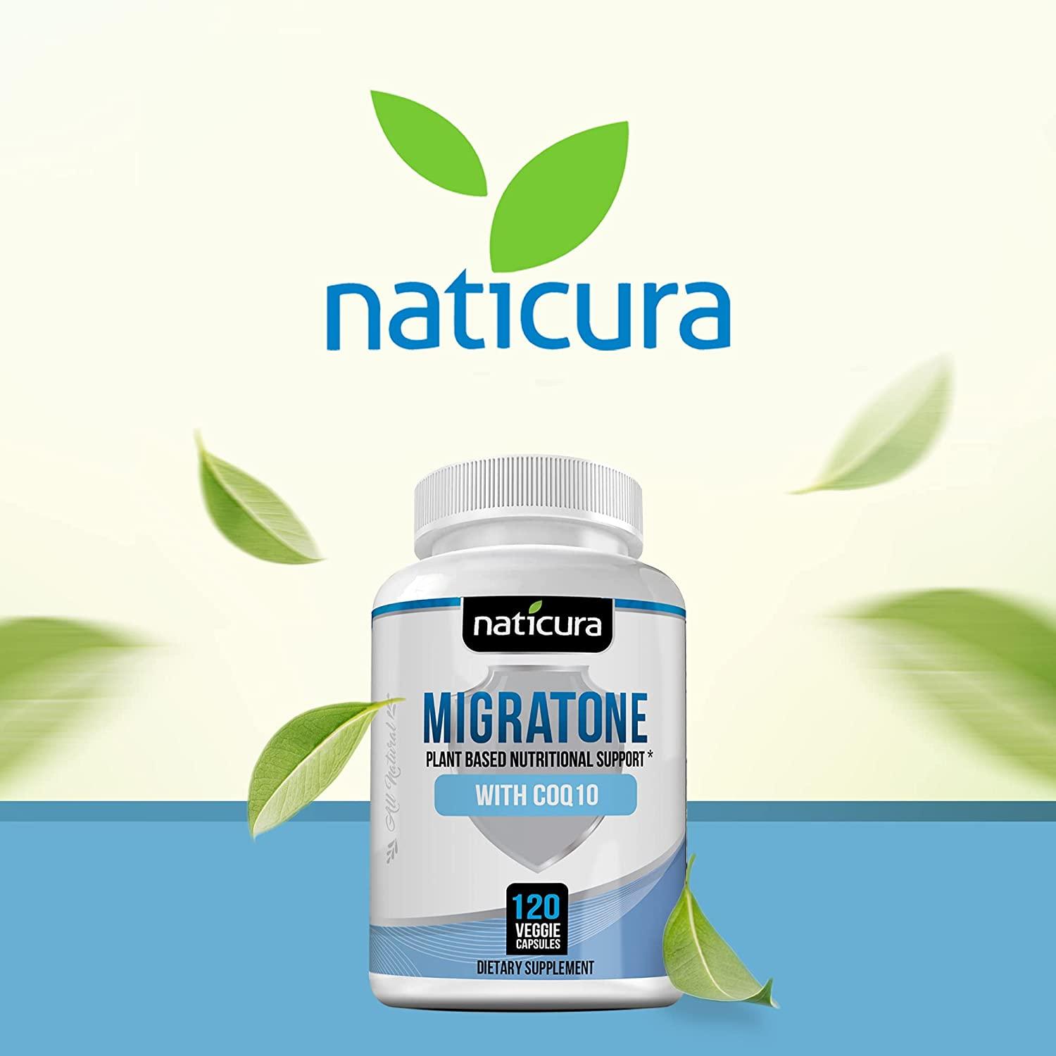 Migratone Migraine Relief Supplement Natural Headache Support with PA