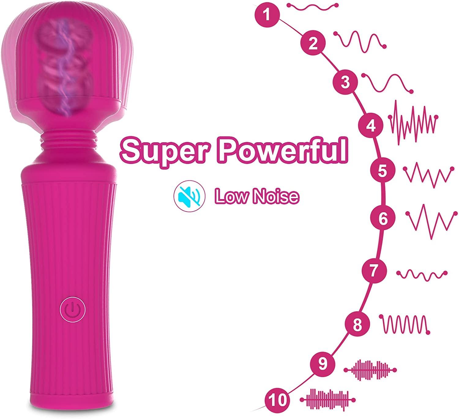 Mini Handheld Personal Massager | 10 Vibration Modes | Waterproof &  Cordless | for Neck, Shoulder, Back | Muscle Aches Relief | Pink | Buy Now  with Express International Delivery | GoSupps.com
