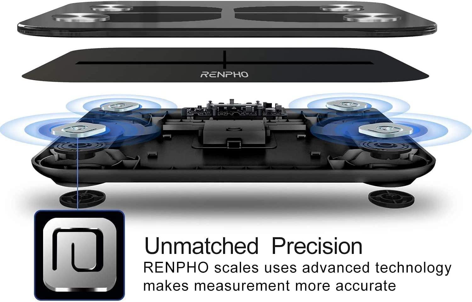 RENPHO Rechargeable Smart Scale Digital Weight Body Fat