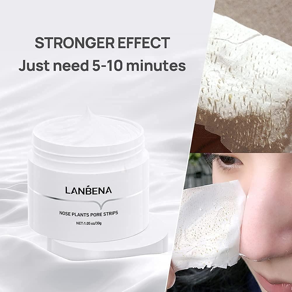 LANBENA Nose Pore Strips Blackhead Remover Mask - Deep Cleansing Peel off  Mask (1.05 Ounce) | Buy Now with Express International Delivery |  GoSupps.com