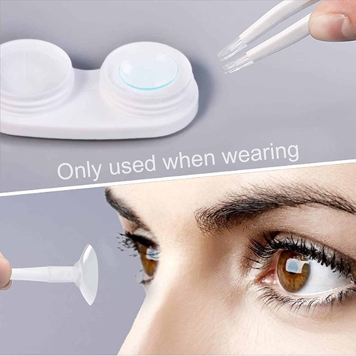 6PCS Colorful Contact Lens Remover & Inserter Tool Set with Soft Tip Case Ideal for Contact