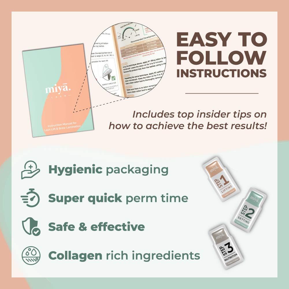 MIYA LASH 2 in 1 Lash Lift & Brow Lamination Kit Instant Fuller