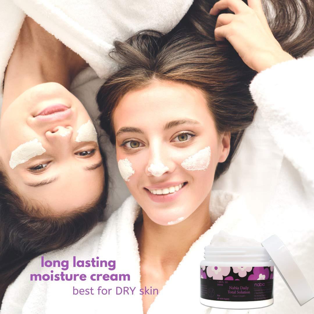 Nabia Moisturizing Face Cream with Cica, Vitamin B3, Hyaluronic