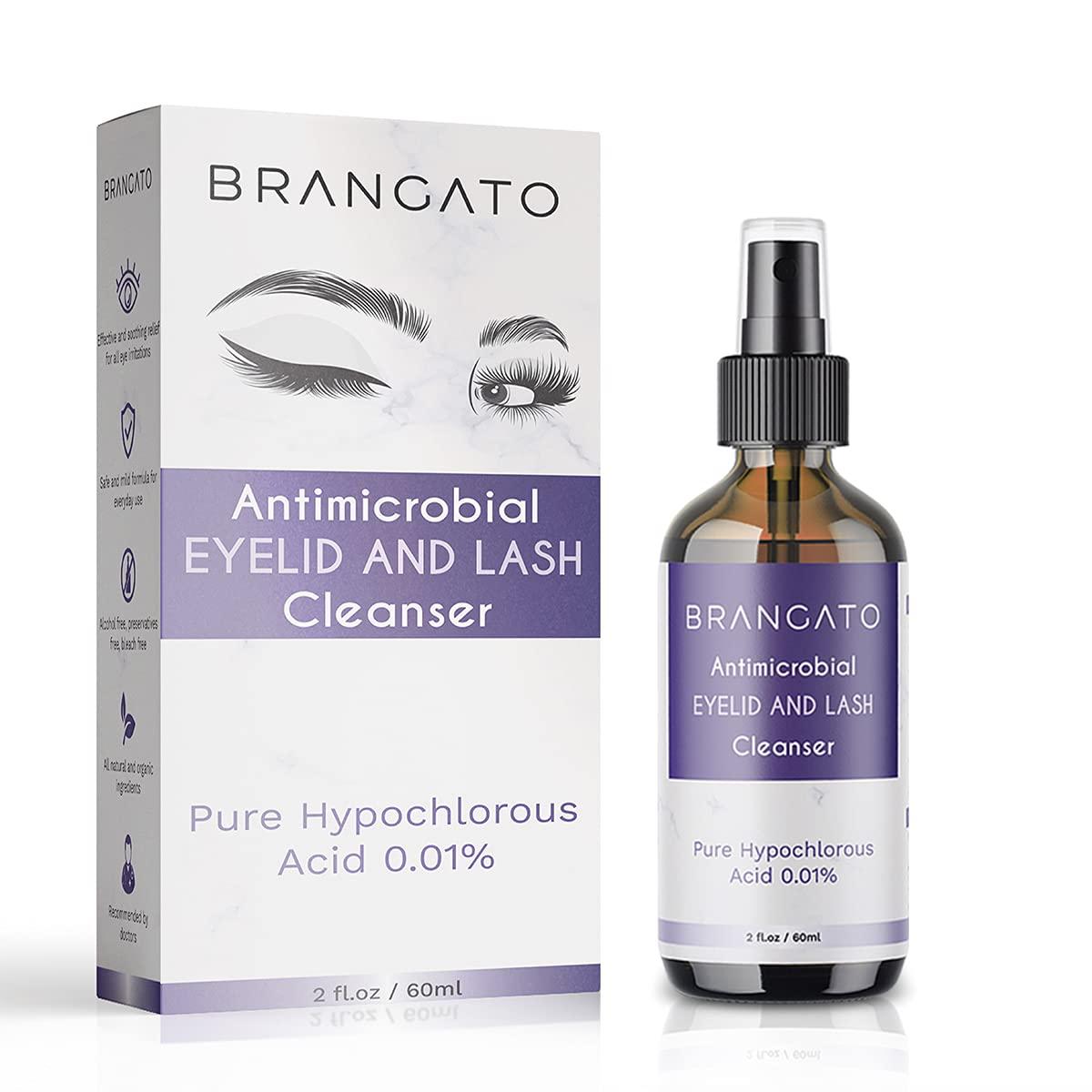Brangato Eyelid and Lash Cleanser Dry Eye Relief, Stye and Blepharitis Treatments, FDACleared