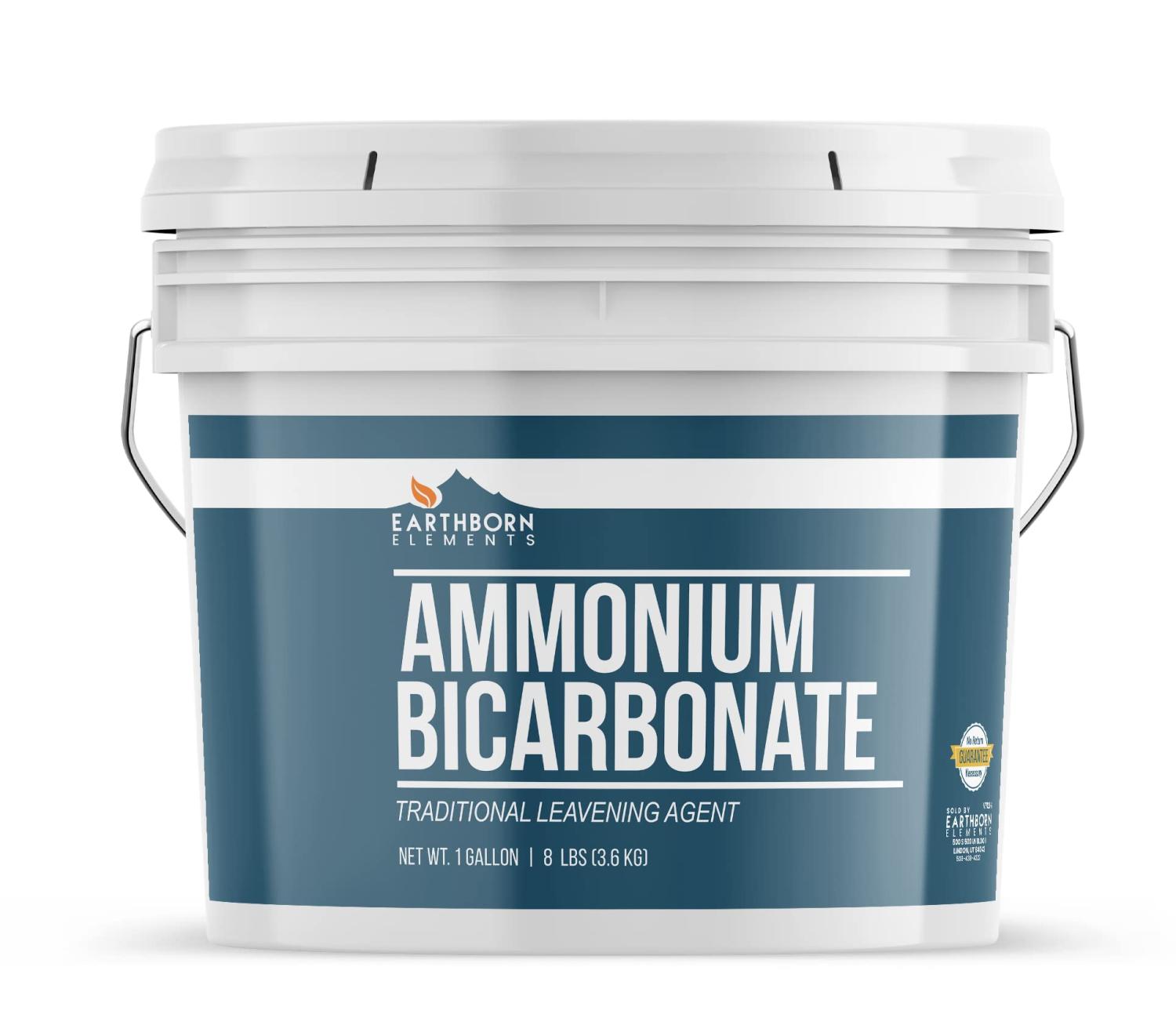 Earthborn Elements Ammonium Bicarbonate Powder (1 Gallon), Bakers