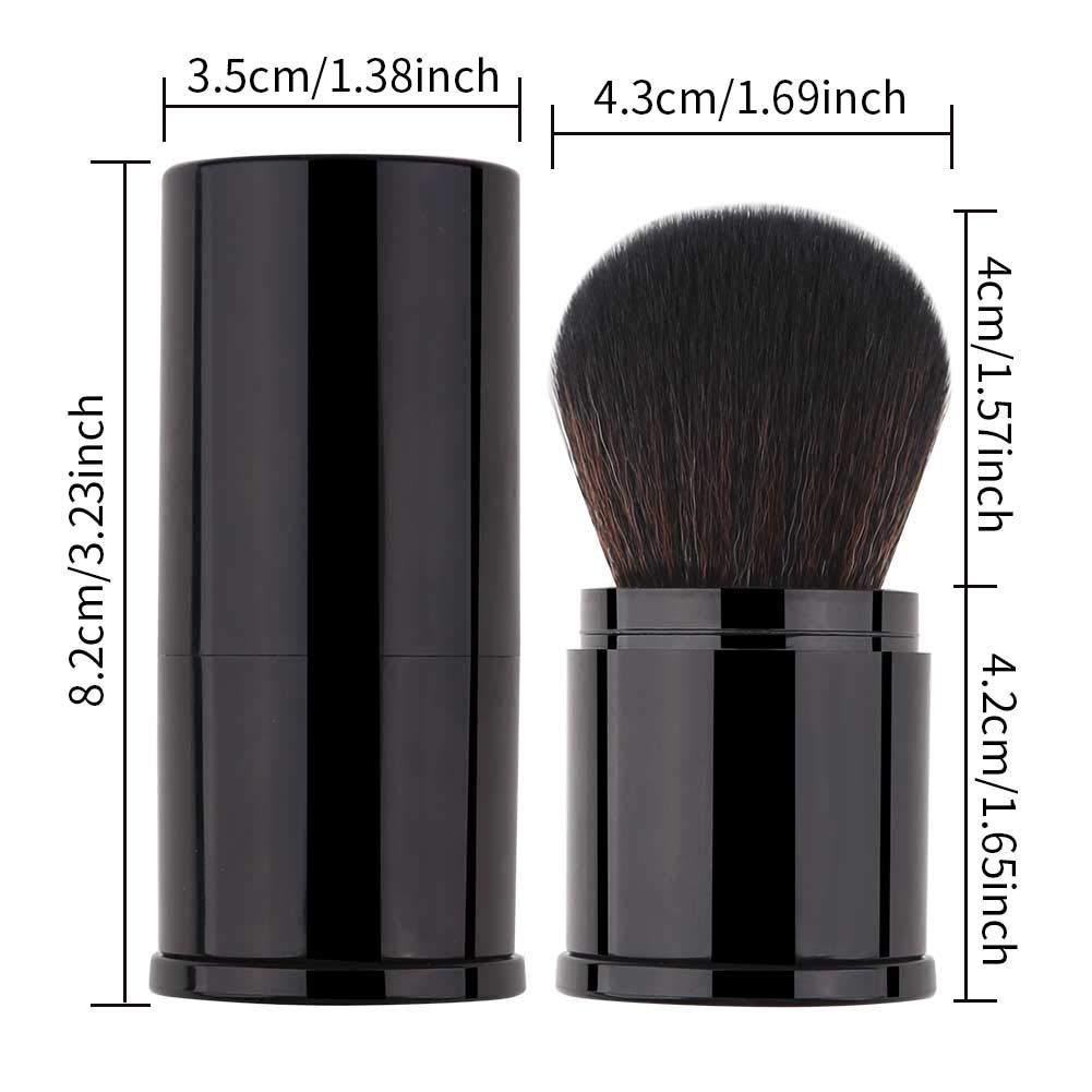 Retractable Kabuki Makeup Brush,Daubigny Powder Brushes Foundation