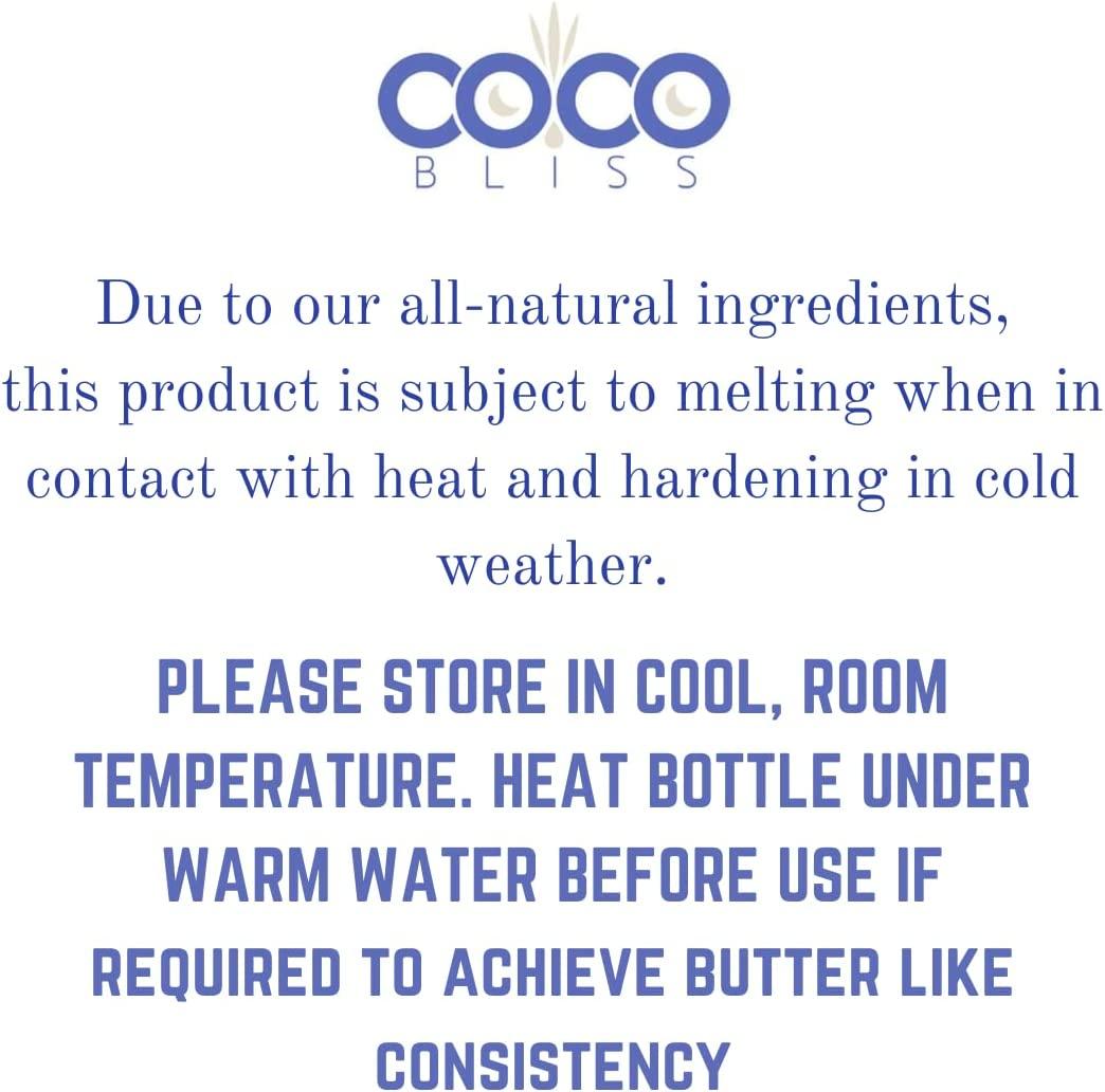 Coco Bliss Natural Coconut Oil Lubricant, Intimate Moisturizer, Lube