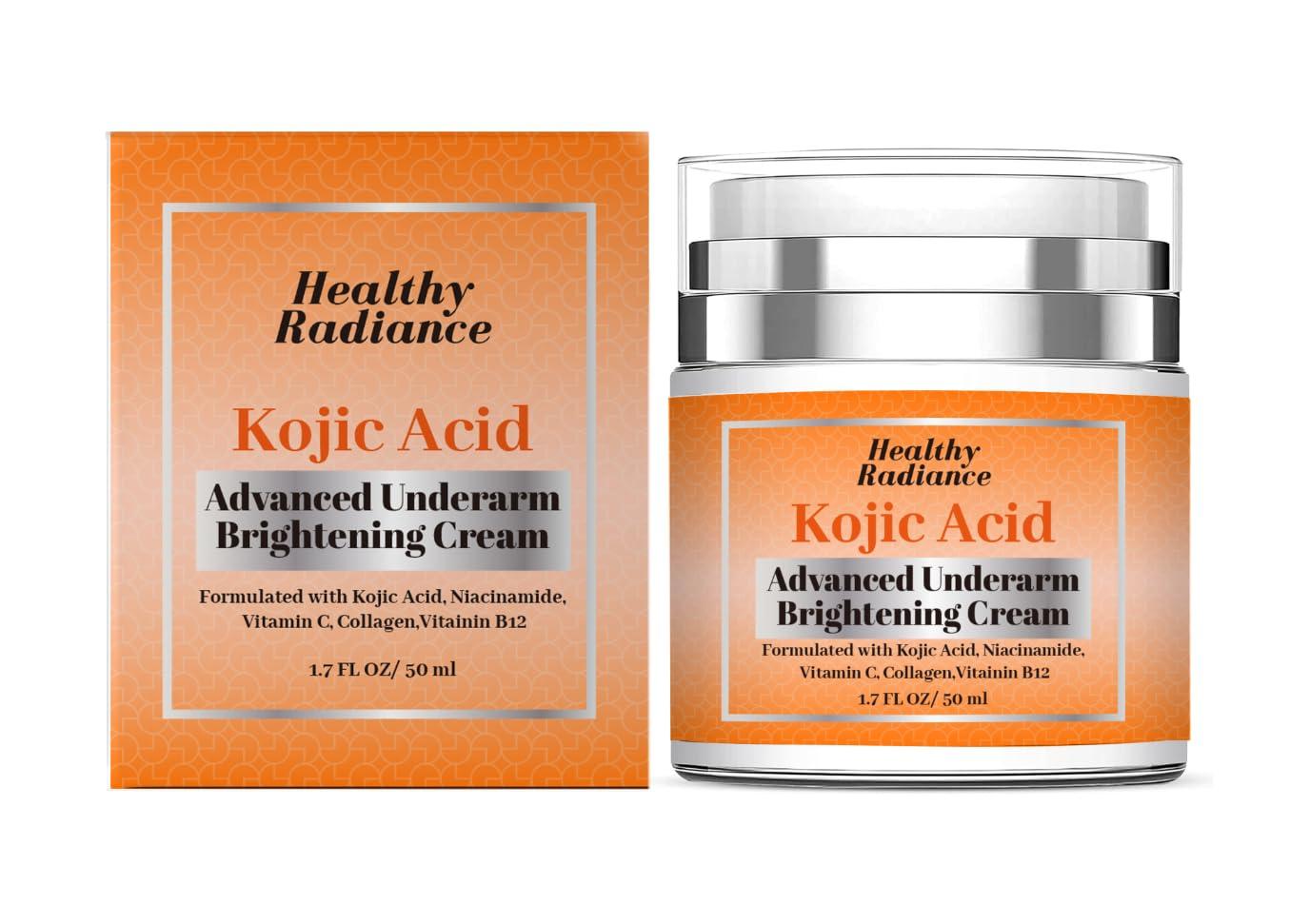 glutathione underarm whitening cream Kojic Acid Underarm Brightening Cream | Dark Spot Corrector with  Glutathione Vitamin C & Niacinamide