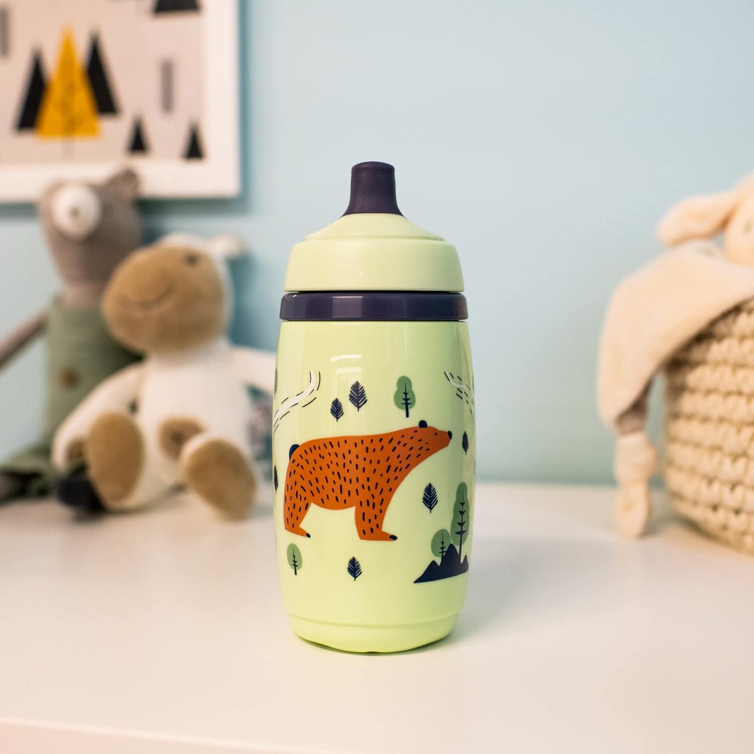 Tommee Tippee Superstar Insulated Sportee Toddler Water Bottle,  INTELLIVALVE 100% Leak-Proof & Shake…See more Tommee Tippee Superstar  Insulated