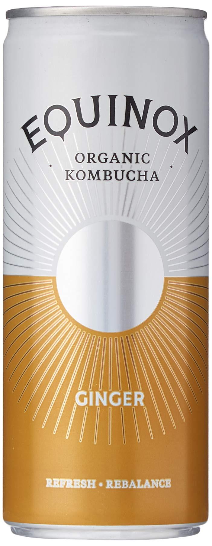 Equinox Kombucha x Organic Fizzy Drink Equinox Kombucha Ginger 250 ml