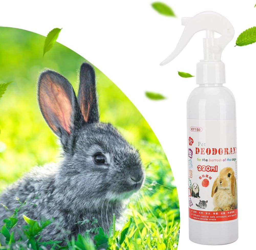 Pet Odor Eliminator 220ml Rabbit Cage Stain and Odor Remover for Small
