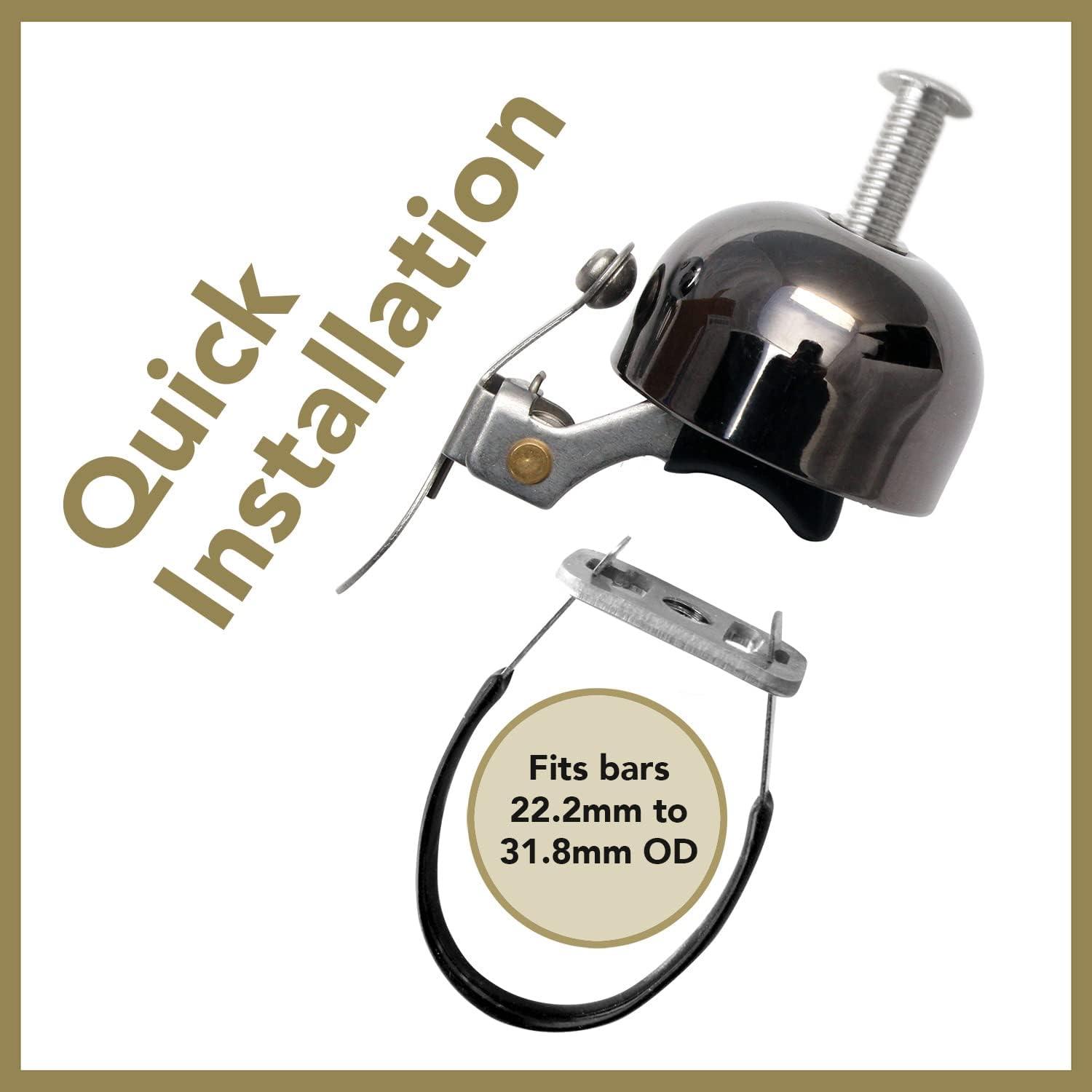 Crane ENe Bike Bell Made in Japan for Road & Mountain Bikes Matte