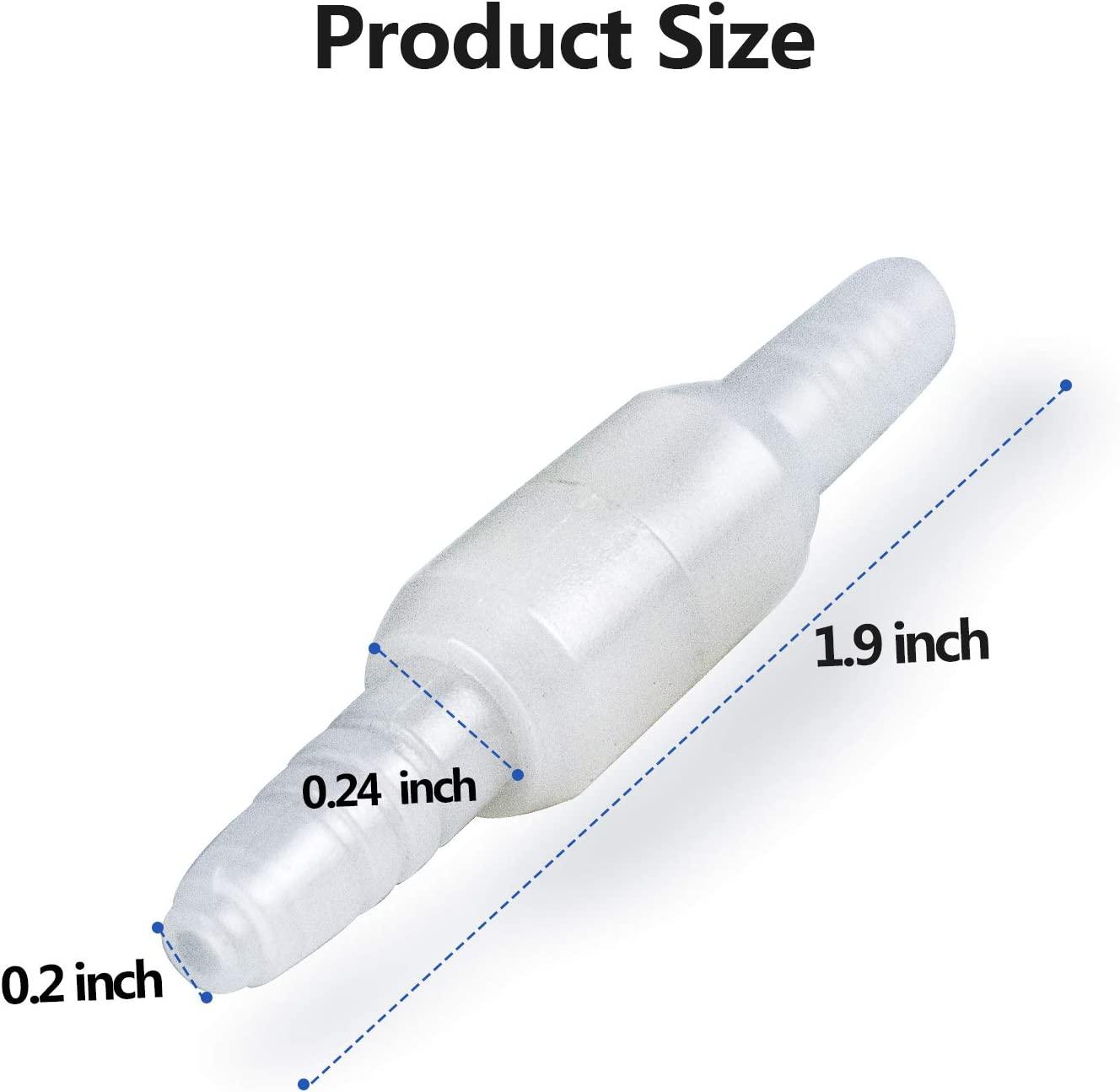 5Pack Oxygen Tubing Swivel Connectors Prevent Tangling and Easily Connect Oxygen Tubes