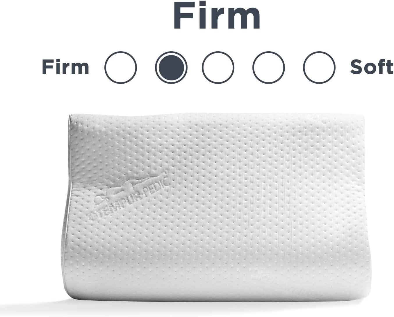 TempurPedic TEMPURErgo Neck Pillow Firm Support Medium Profile White