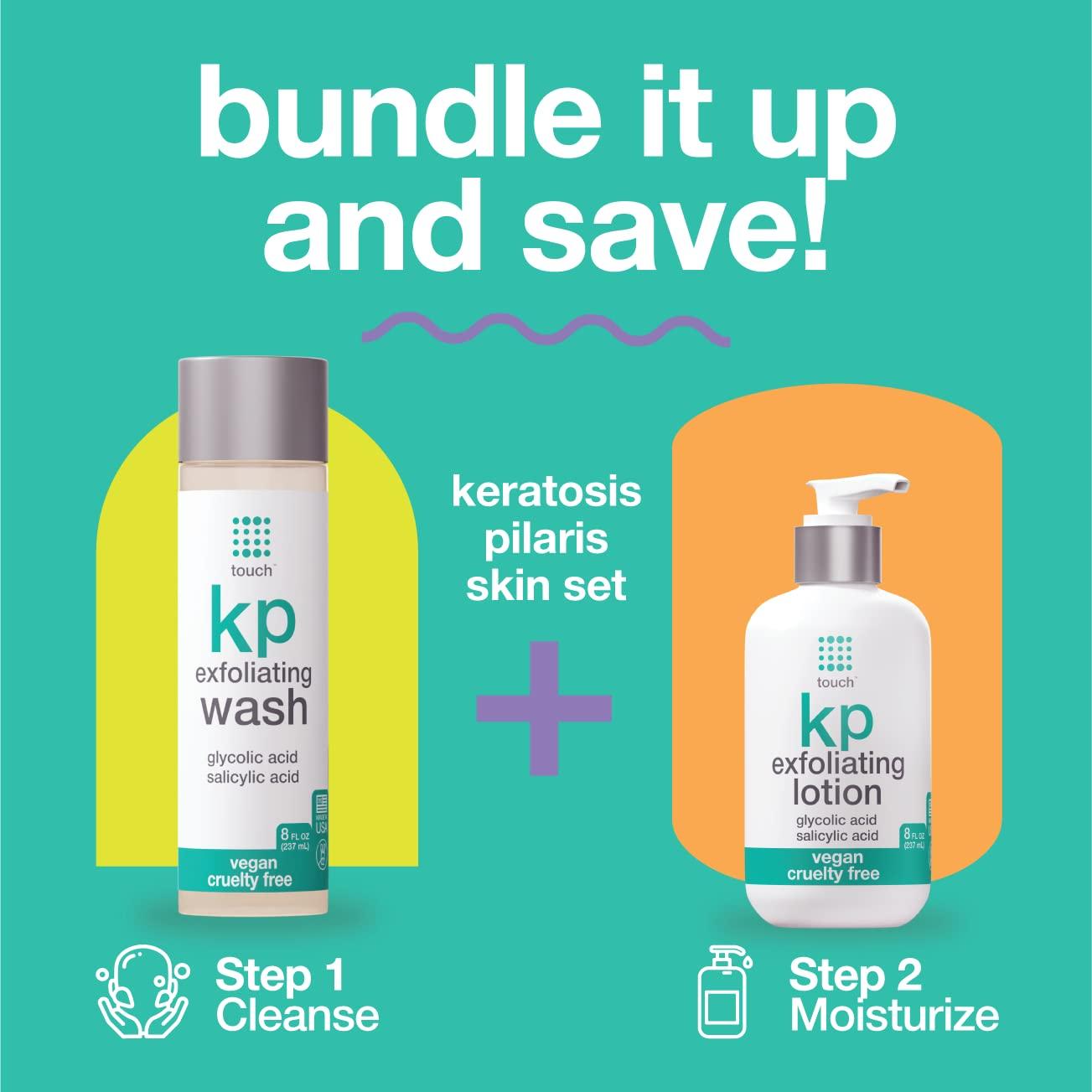 Touch Body Lotion for Keratosis Pilaris with 12 Glycolic Acid AHA