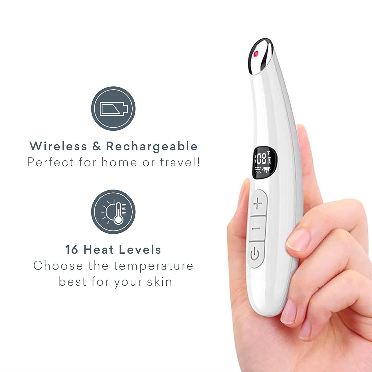 Lumina NRG 3-in-1 Eye Massage Wand | Reduce Fine Lines, Dark