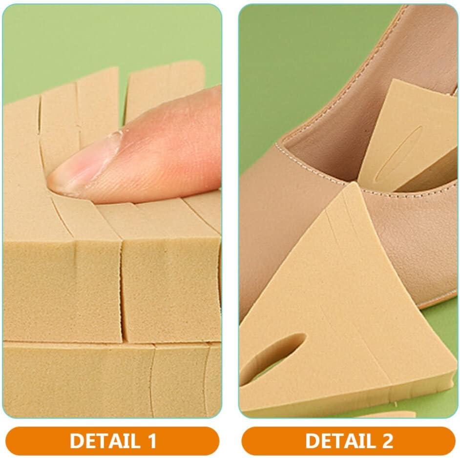 MAGICLULU Reusable Toe Plugs for Too Big Shoes 4 Pairs Foot Cushion