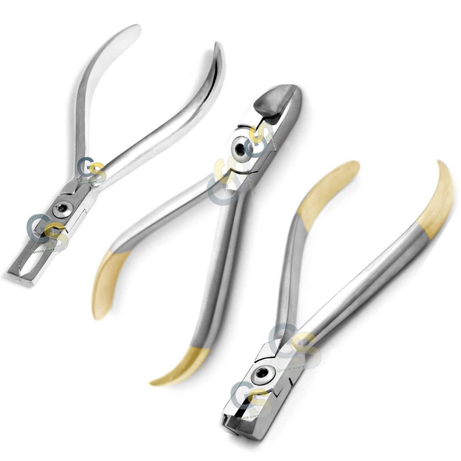 Orthodontic Tray Set with Hard Wire Cutter TC DISTAL and Bracket ...