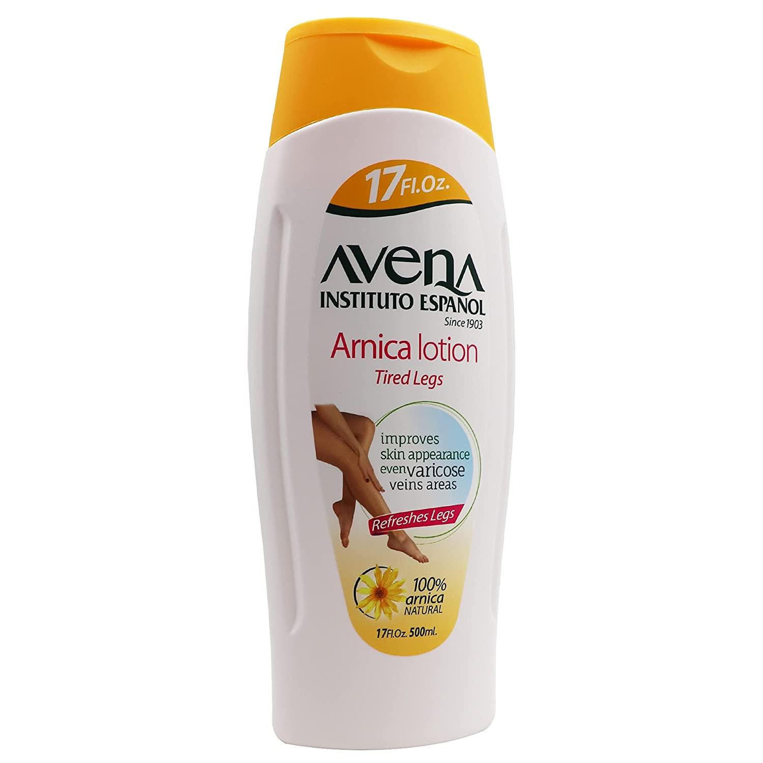 Avena Instituto Español Arnica Lotion Tired Legs, Improves Skin