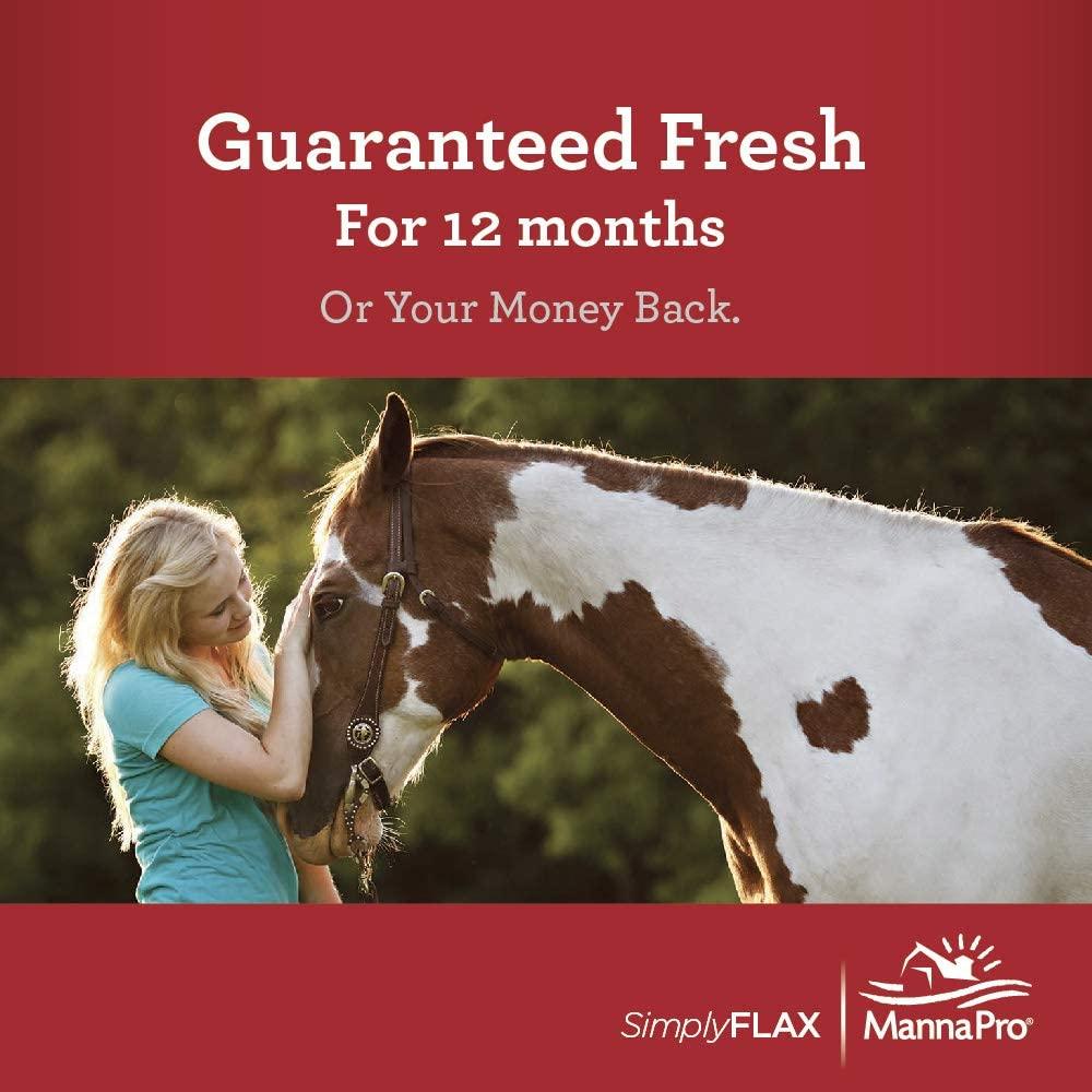 Manna Pro Simply Flax for Horses Omega3 Fatty Acids from Flaxseed 8 Pounds