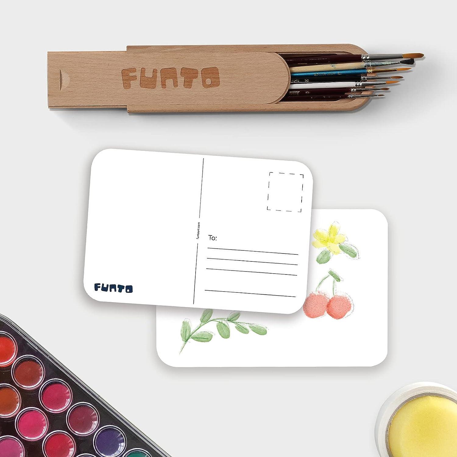 Funto Blank Watercolor Paper Postcards - 50 Cards 4x6 140lb/300gsm ...