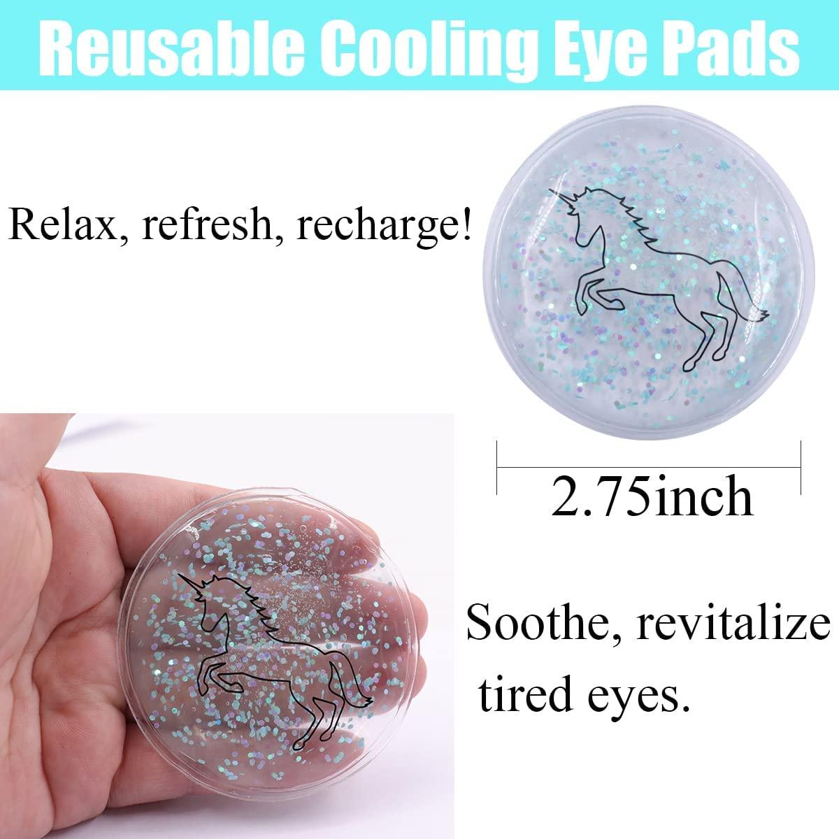 Reusable Gel Eye Pad, Cooling Eye Pads Reusable Small Ice Pack Under