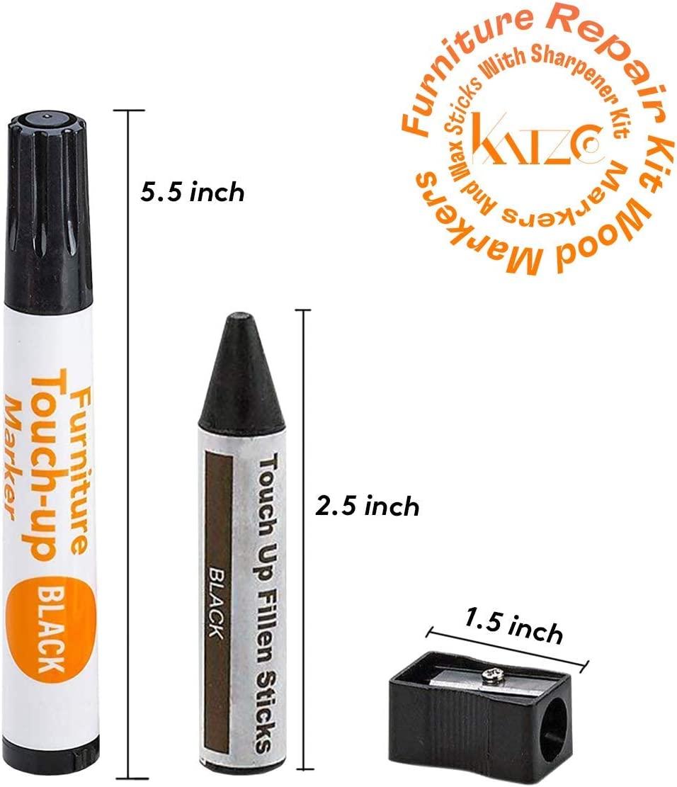 Wooden Furniture Repair Pen Touch Up Markers & Filler Sticks Wood Scratch Restoration Kit Patch Paint Pen Wood Composite Repair Oak Marker - View #3