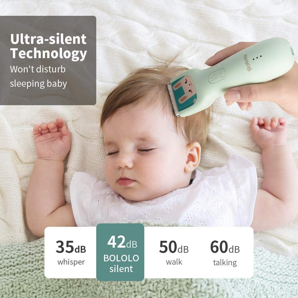 BOLOLO Baby Hair Clippers Quiet Quiet Hair Clippers for Kids Autism