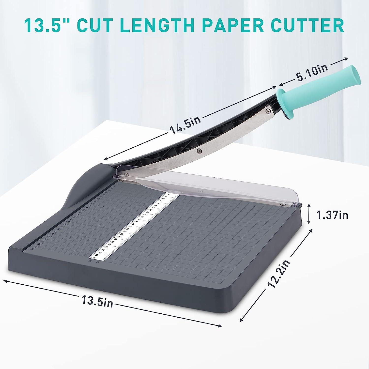 Paper Cutter, Paper Slicer with Safety Guard and Blade Lock, 12