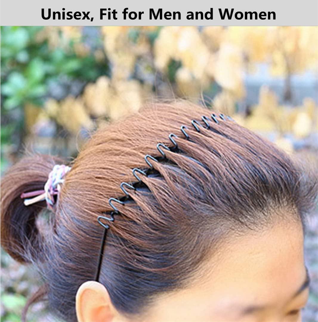 Cheap 4 Pieces Elastic Sports Headbands Thick Non-slip Hair Bands