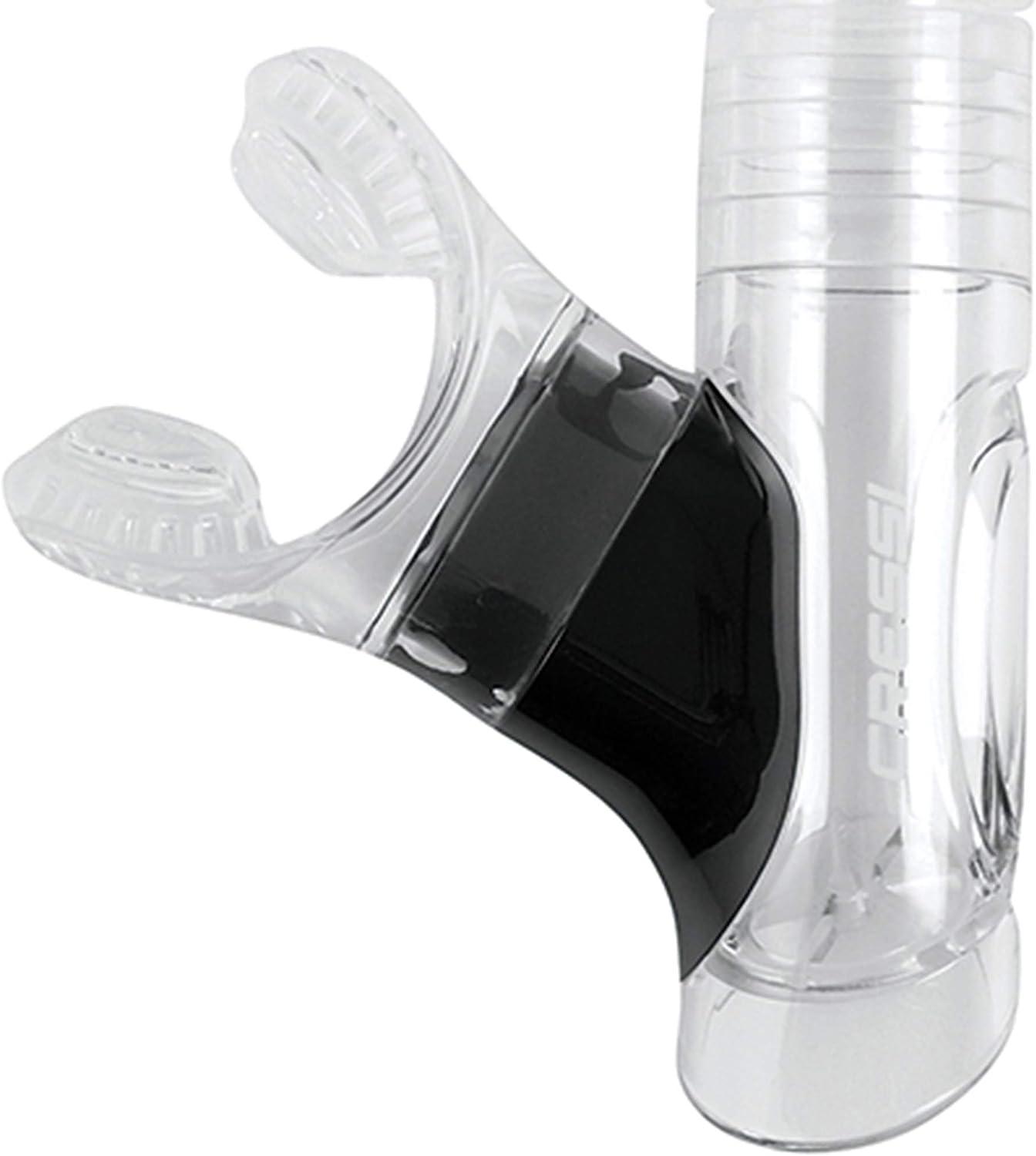 Cressi Adult SemiDry Snorkel for Scuba Diving, Snorkeling, and