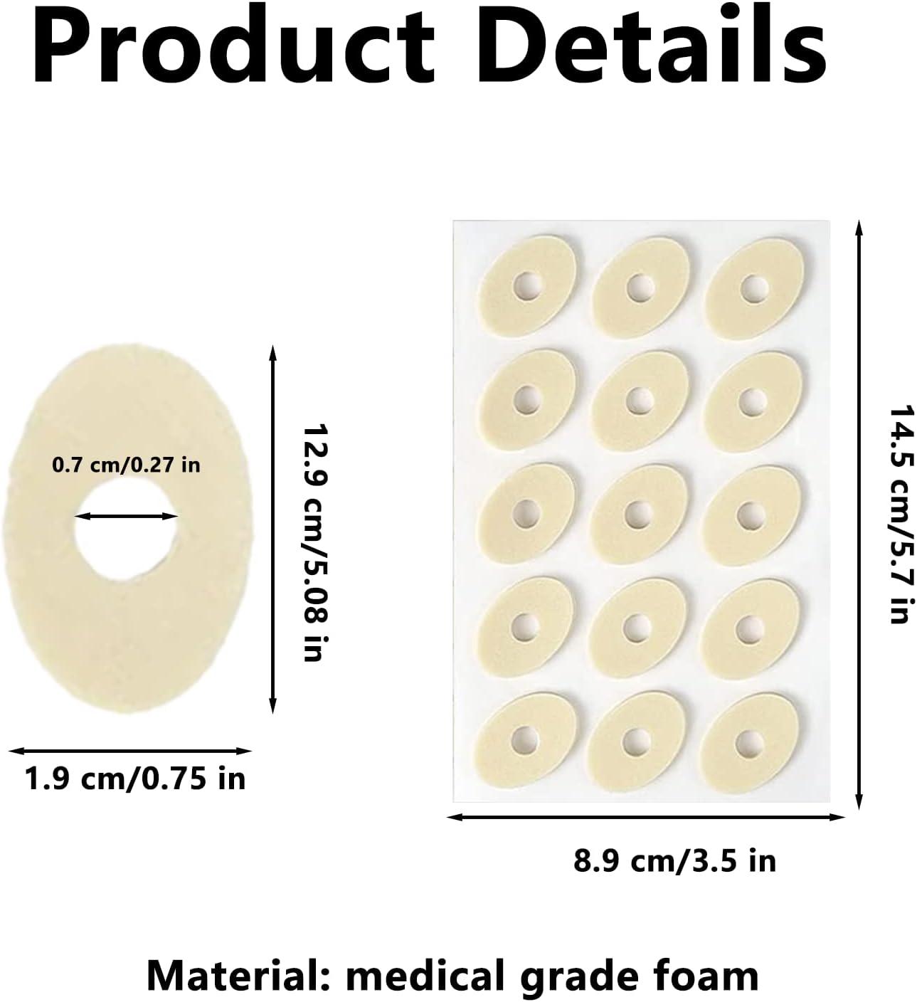 Bunion & Corn Plasters 30 Pcs - Latex Foam, Self-Adhesive Callus Pads ...
