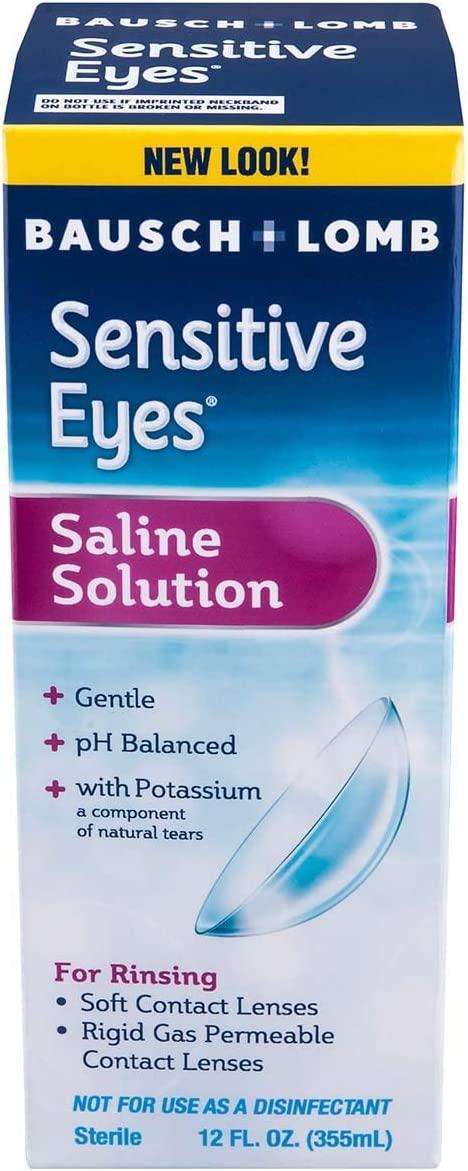 Bausch + Lomb Saline Solution for Sensitive Eyes - 12 fl oz (355 ml ...