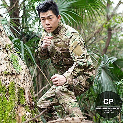 Camouflage Tactical Uniform BDU Set Military Army Combat Shirt