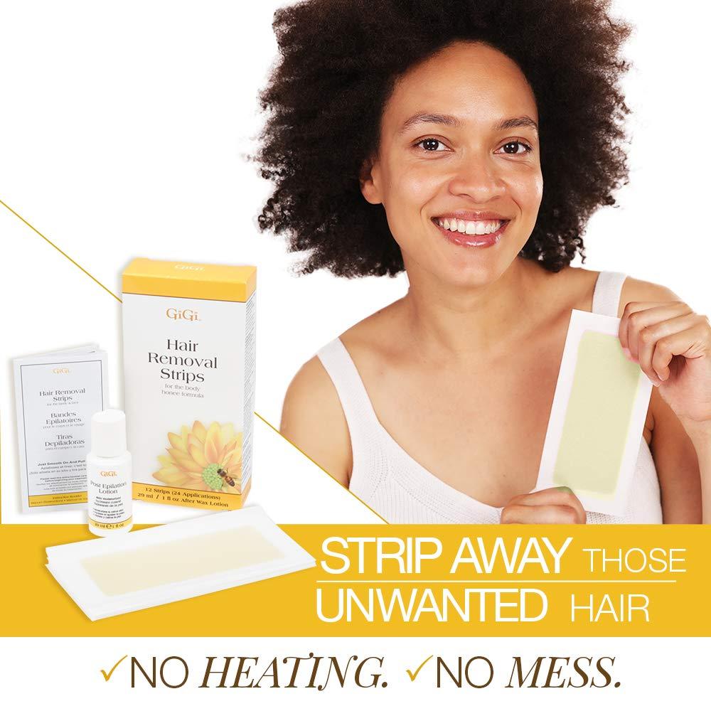 GiGi Hair Removal Strips for the Body PreWaxed with GiGi AllPurpose