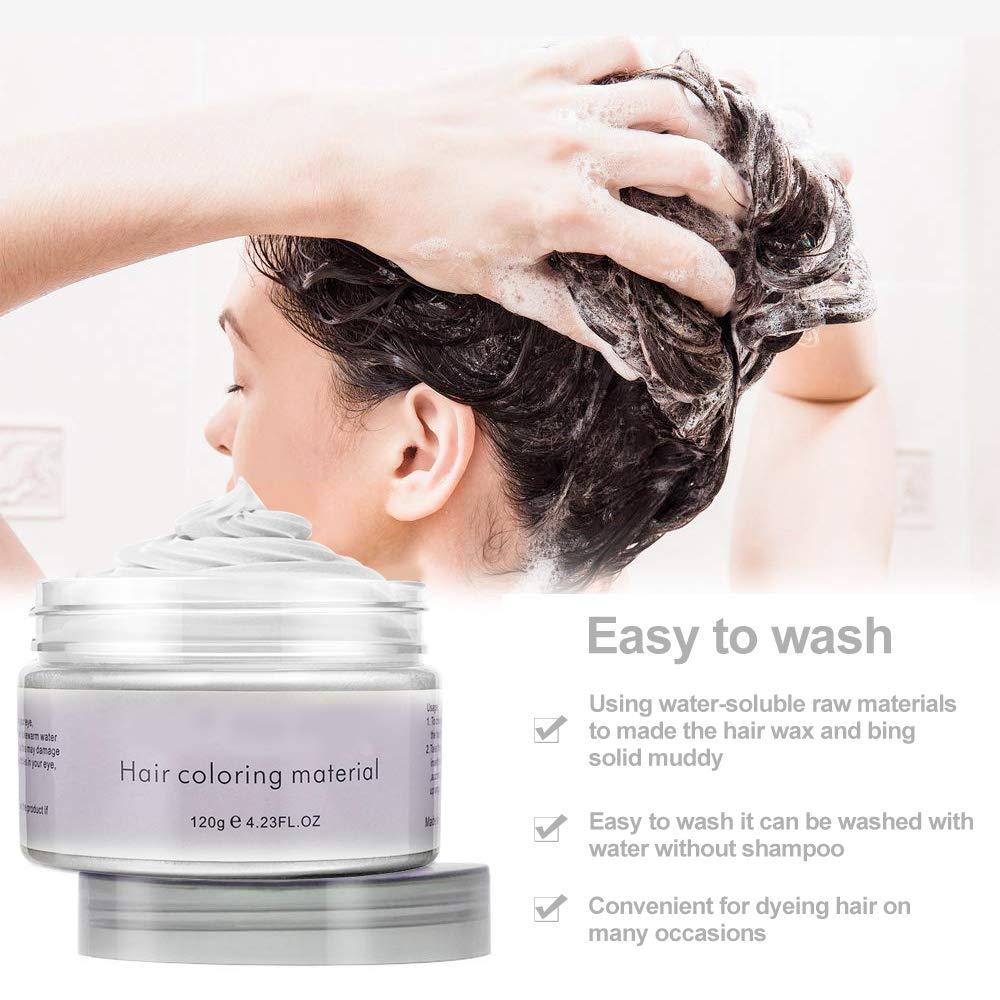 Acosexy White Temporary Hair Dye Color Wax 4.23oz - Natural Acosexy White Temporary Hair Dye Color Wax 4.23oz - Natural