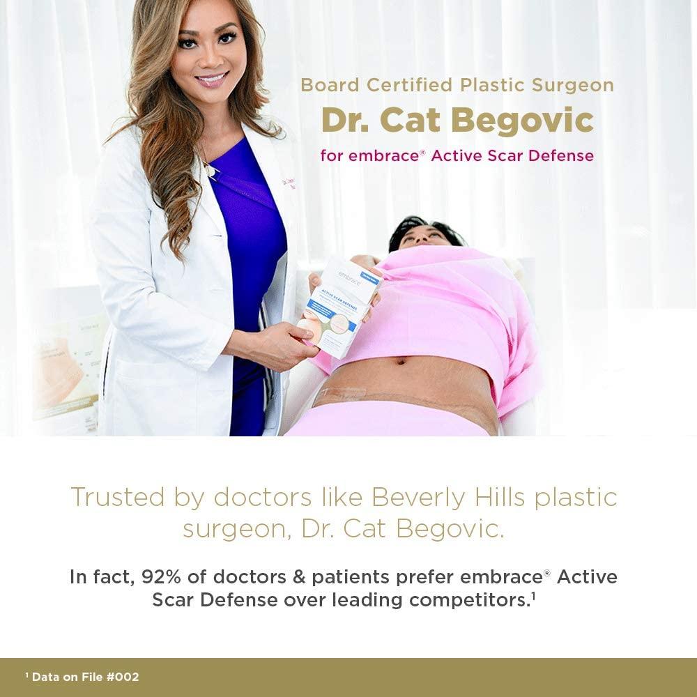 Embrace Scar Treatment Extra Large Silicone Sheets (6.3in) for New