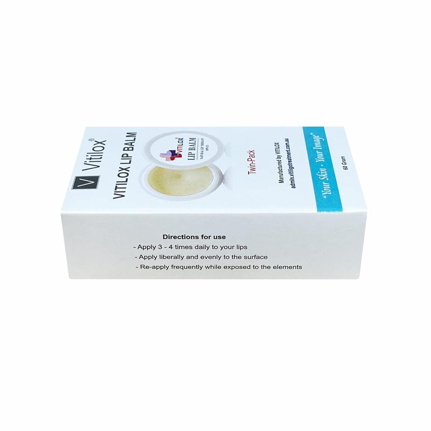 Vitiligo Vitilox Lip Balm 'Twin Pack'