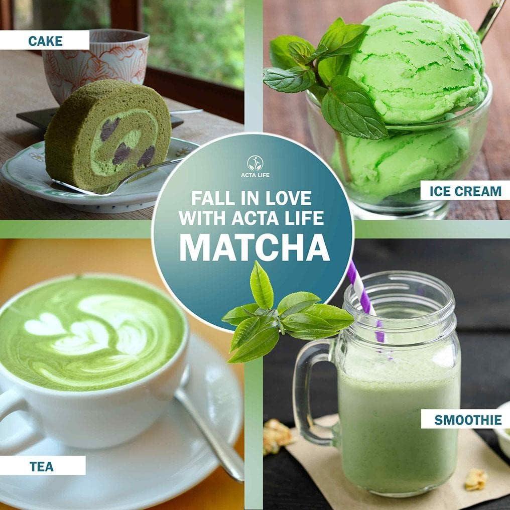 ACTA LIFE 50g. The Finest Ceremonial Grade Matcha Green Tea Powder from Shizuoka Japan First