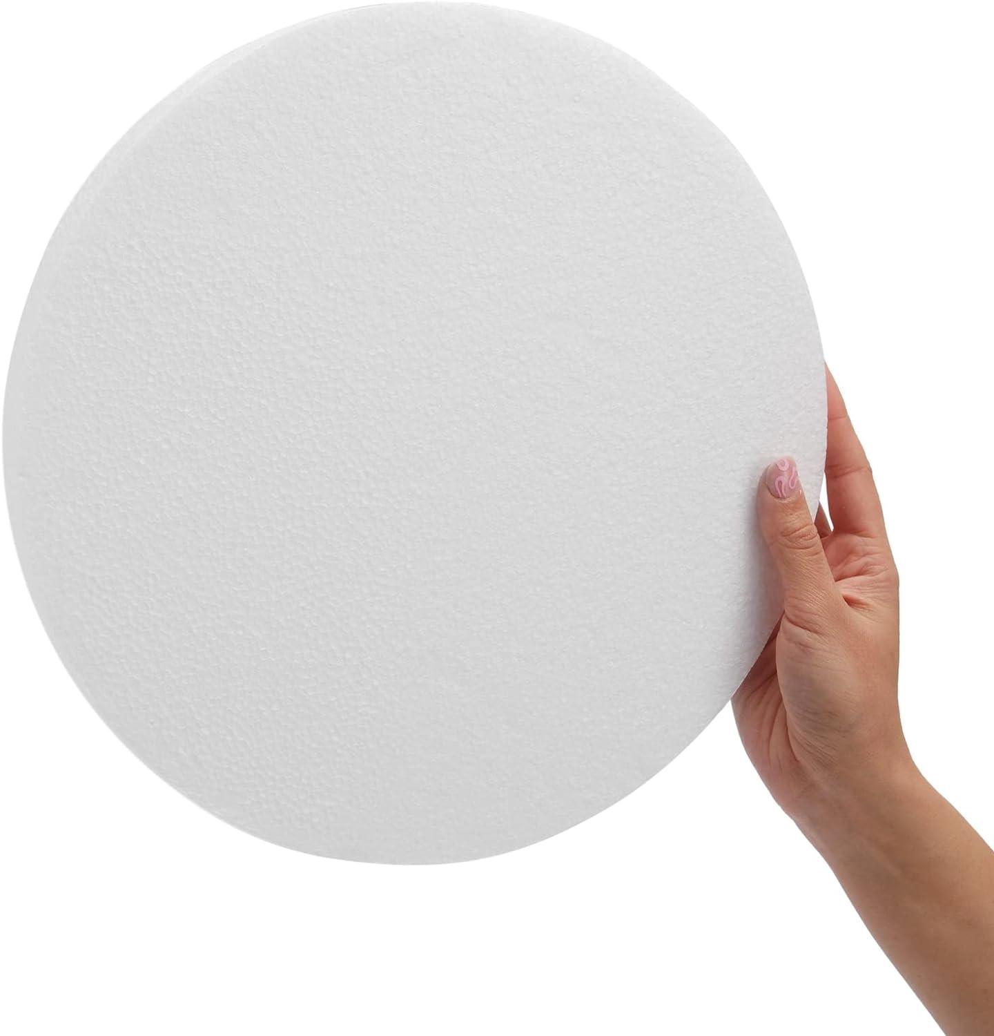6 Pack 12x12-Inch Round Foam Circles for Crafts 1 Thick for DIY