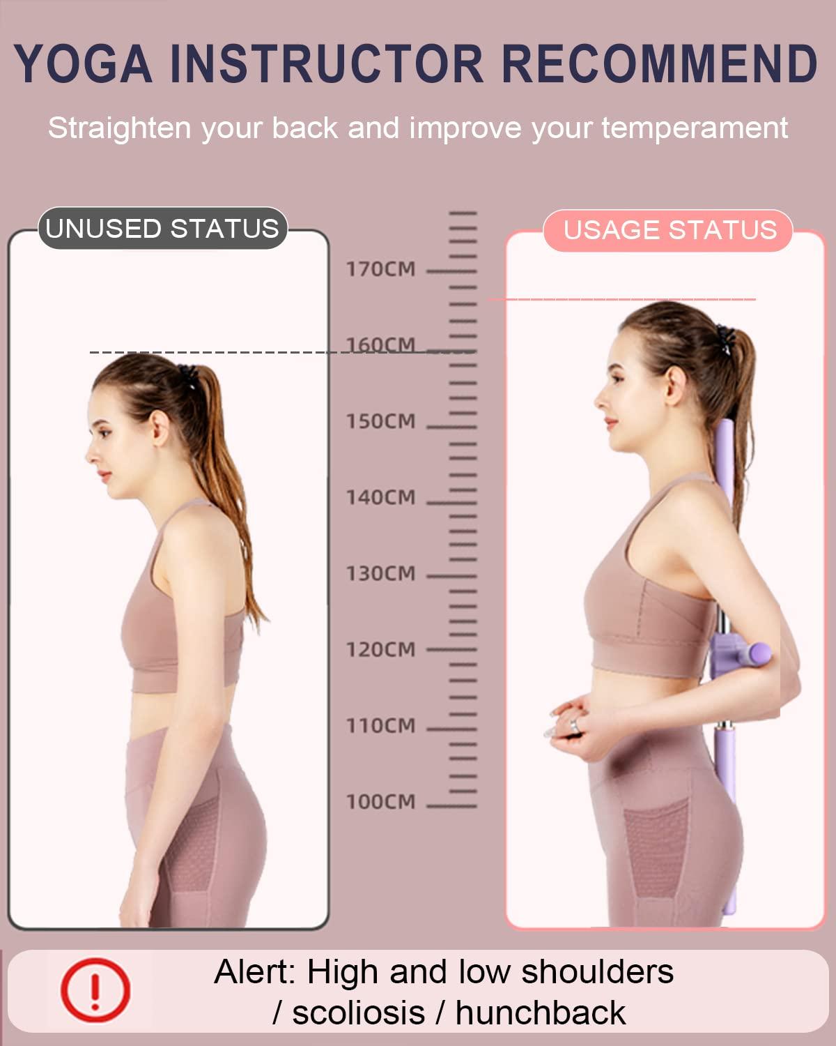 Back Straightener Posture Corrector for Women, Yoga Sticks