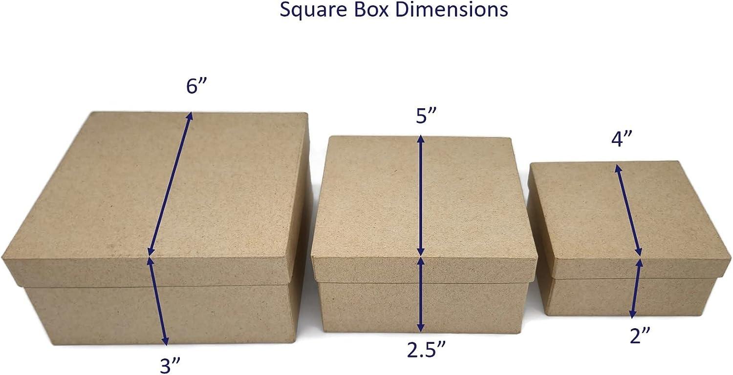 3 Paper Nesting Boxes 