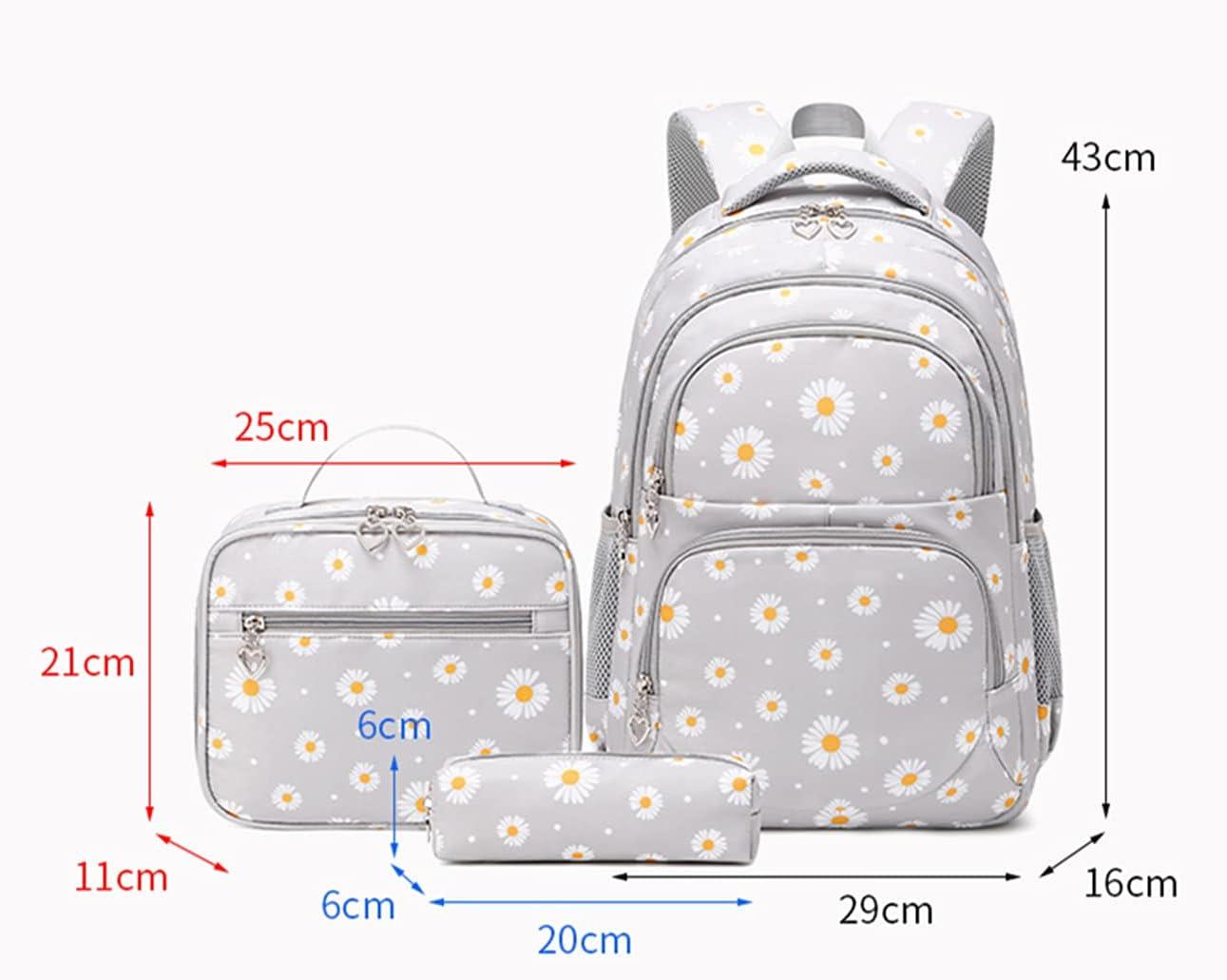 Geometric-Print Backpack and Lunch-Bag Set for Girls Middle-School