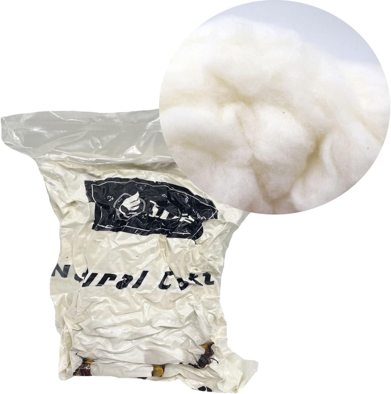 Ivie Organic Luxury Cotton Batting Fiber Natural White for