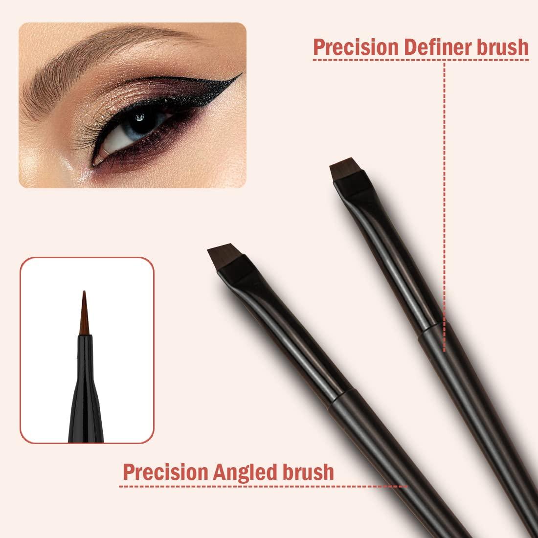 Rytrre 7 Pcs Eyeliner Brush Professional Eye Liner Makeup Brushes