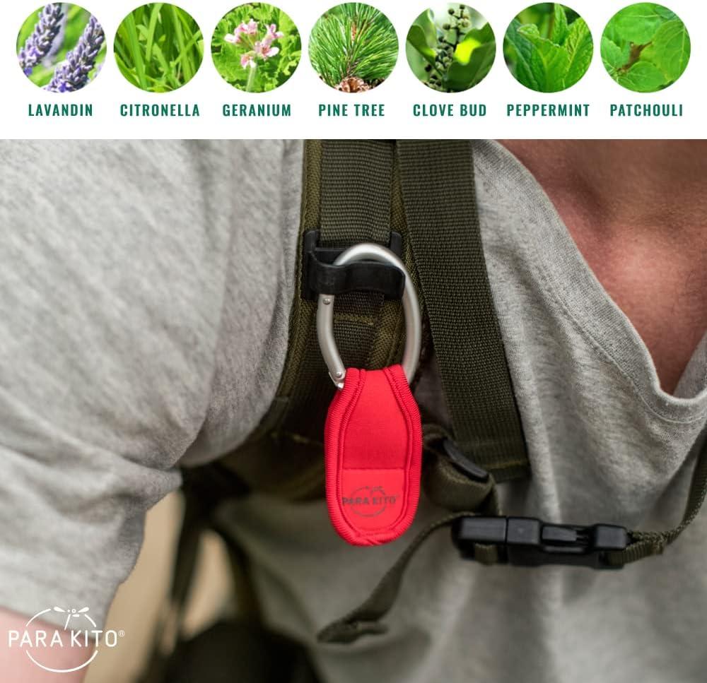 PARA'KITO Mosquito Repellent Bundle 1 Rollon 1 Wristband 1 Clip