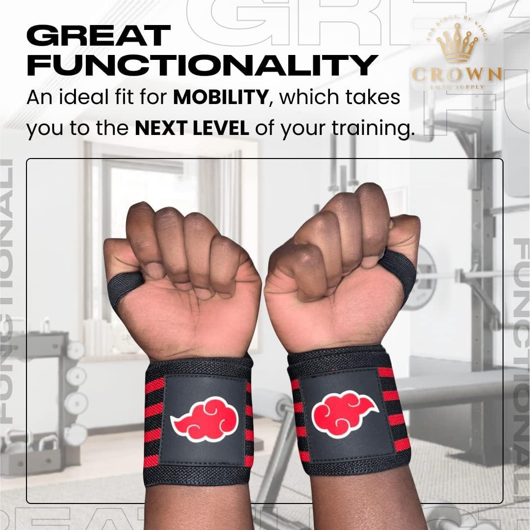 Anime Wrist Wraps Lifting Straps 24" for Men and Women 1 Pair Each