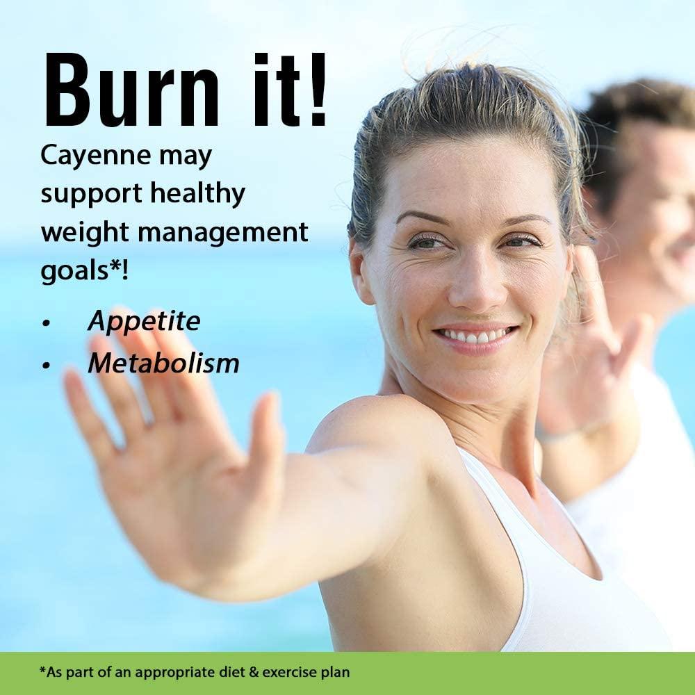Solaray Cayenne Pepper 515 mg 40,000 Heat Unit Healthy Digestion