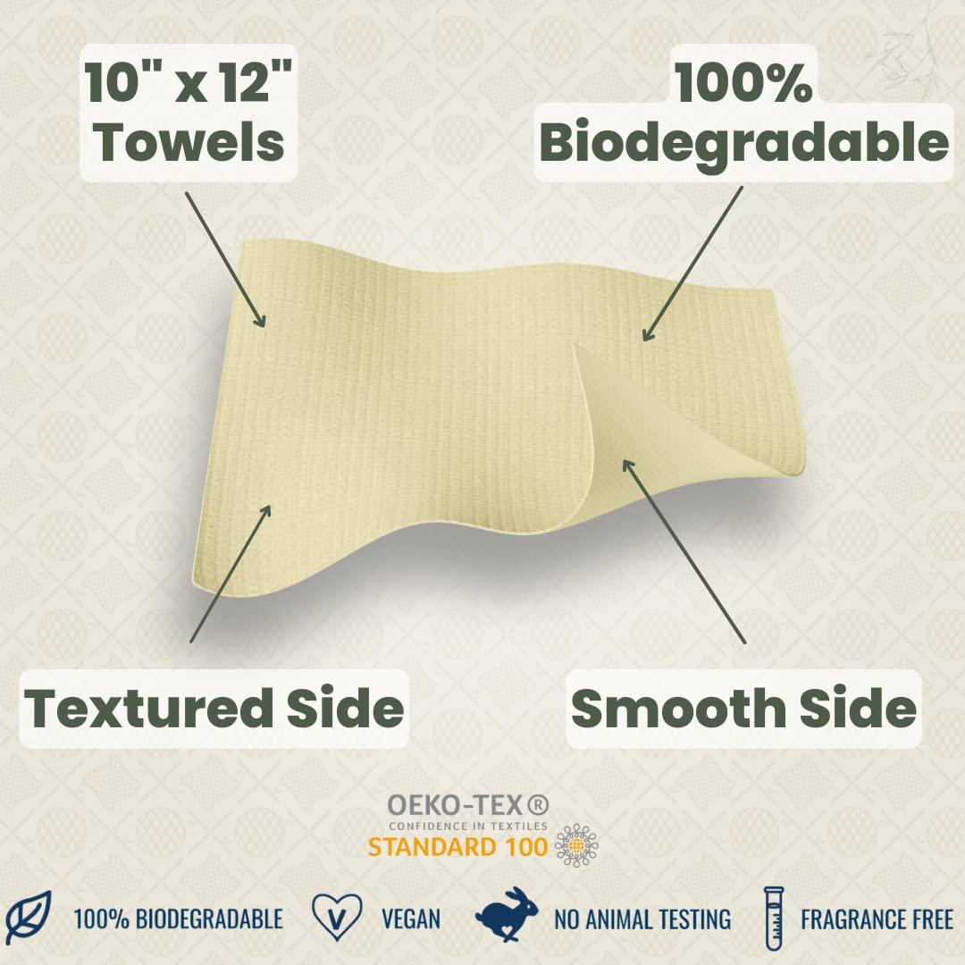 Clean Skin Club Bamboo Clean Towels XL AwardWinning Biodegradable